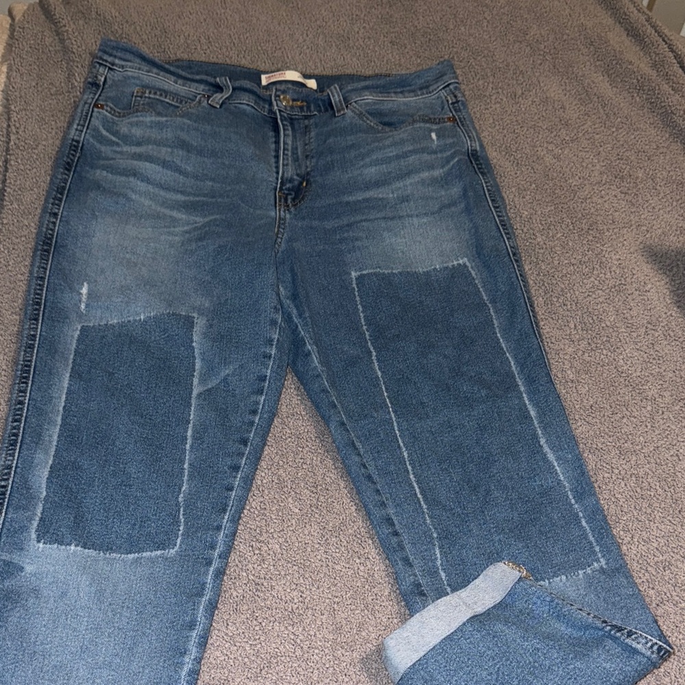 Signature by Levi Strauss Blue Boyfriend Jeans
